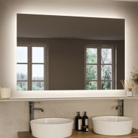 ONLY OPENED - Rectangular LED Bathroom Mirror with Bluetooth & Demister 1200 x 800mm - Vela