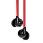 Veho VEP-003-360Z1-R 360 Z-1 Noise Isolating Stereo Earphones with Flat Flex Anti Tangle Cord - Red