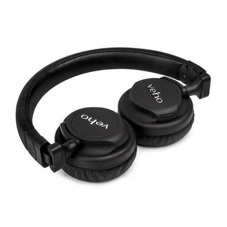 Veho Bluetooth Wireless Folding Headphones in Black