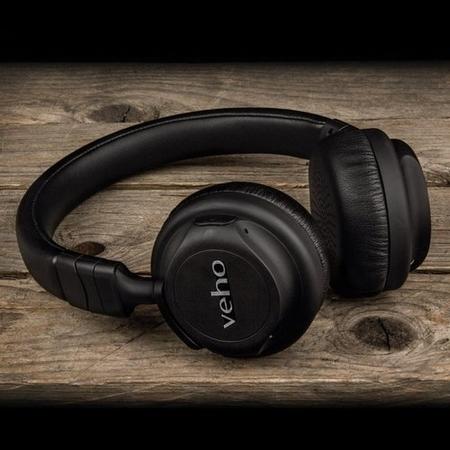 Veho Bluetooth Wireless Folding Headphones in Black