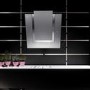 Elica VERDI-BLK VERDIBL Verdi Decorative Angled 80cm Chimney Cooker Hood Black