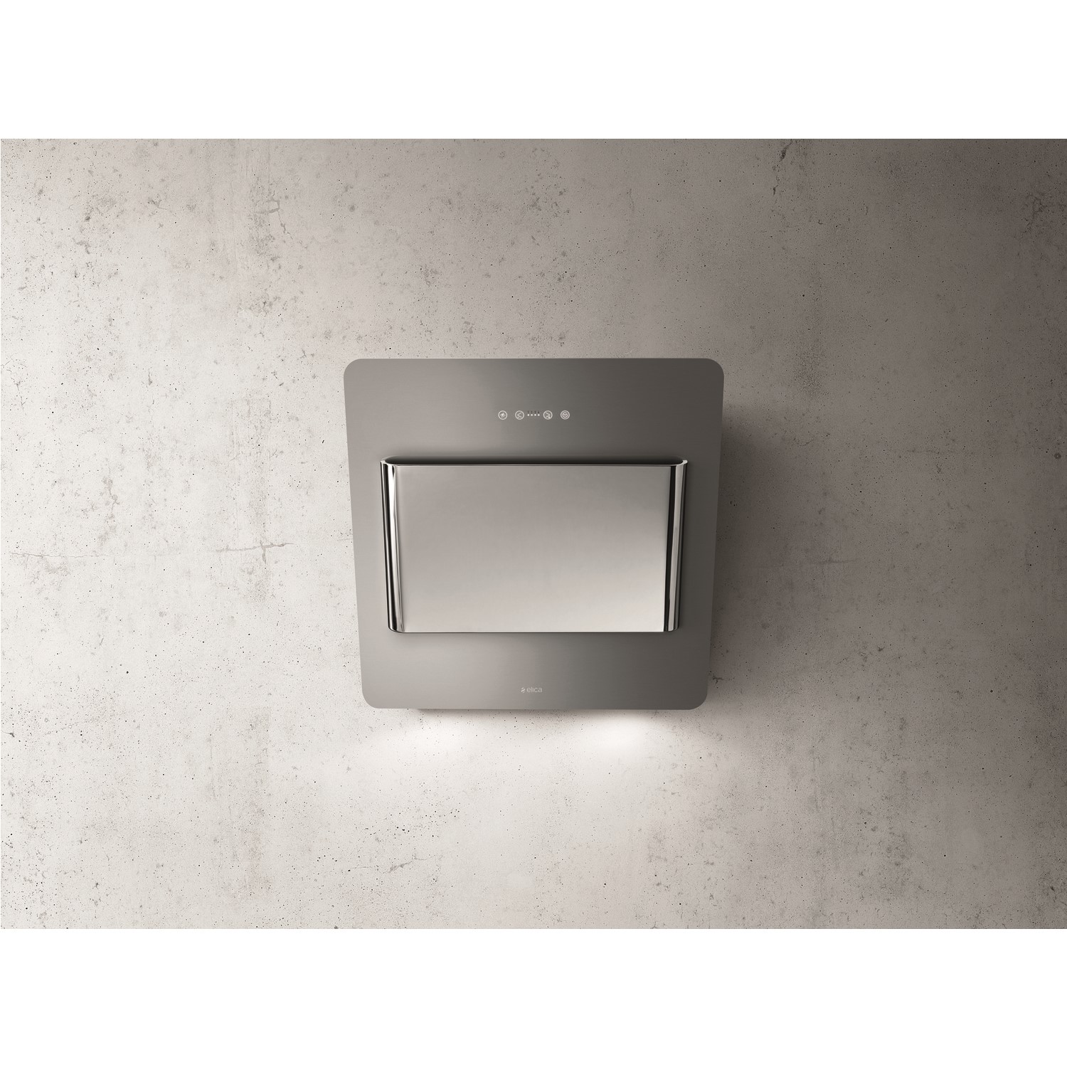 Elica VERVE55SS Verve 55cm Angled Cooker Hood Satin And Polished