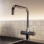 Chrome 3 in 1 Square Spout Boiling Water Tap- Pronto Vesta