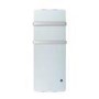 GRADE A2 - 1200W White Designer Glass Heater Wall Mounted with 2 Towel Rails and Smart WiFi Alexa - IP24 Bathroom Safe 