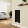 Low Energy 600w Infrared Designer Glass Wall Mounted Heater with Towel Rail and Smart WiFi Alexa - IP24 Bathroom Safe