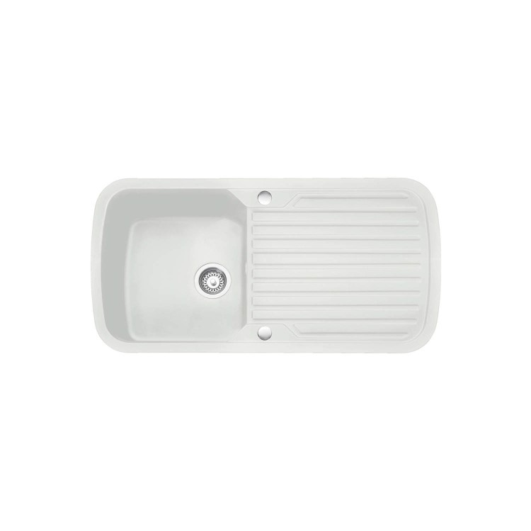 Leisure Sinks VHL1WH Highlight Velstra 980x508 1.0 Bowl White