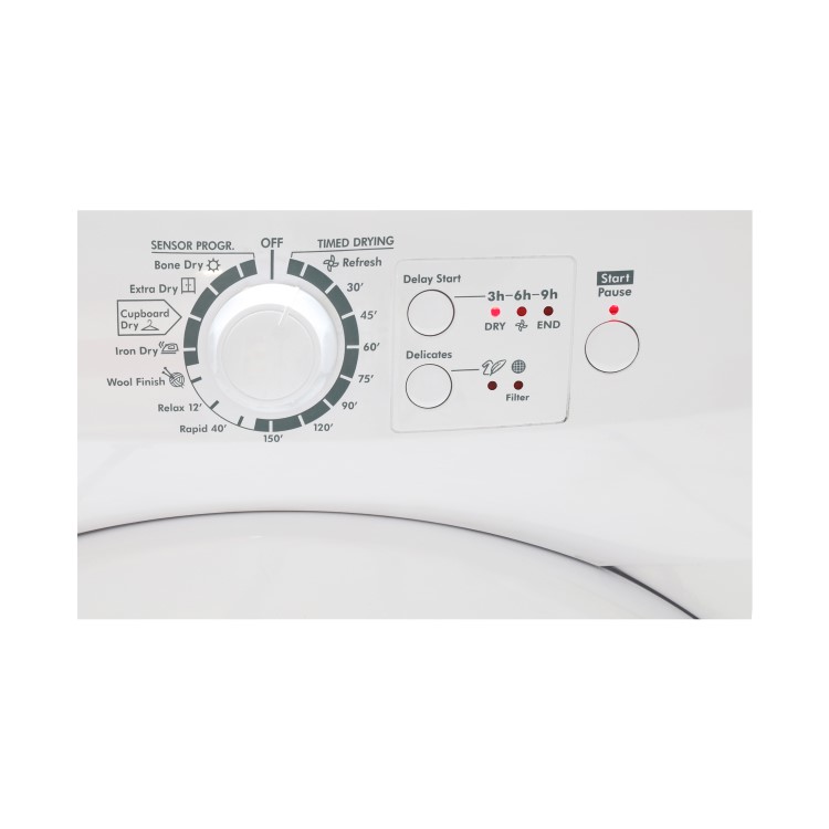 Hoover VHV68C-80 8kg Vented Tumble Dryer - White