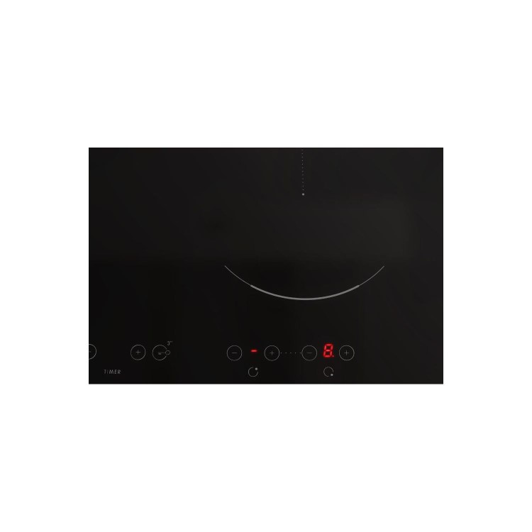 GRADE A2 - Indesit VIA6400C 59cm Four Zone Induction Hob - Frameless Black