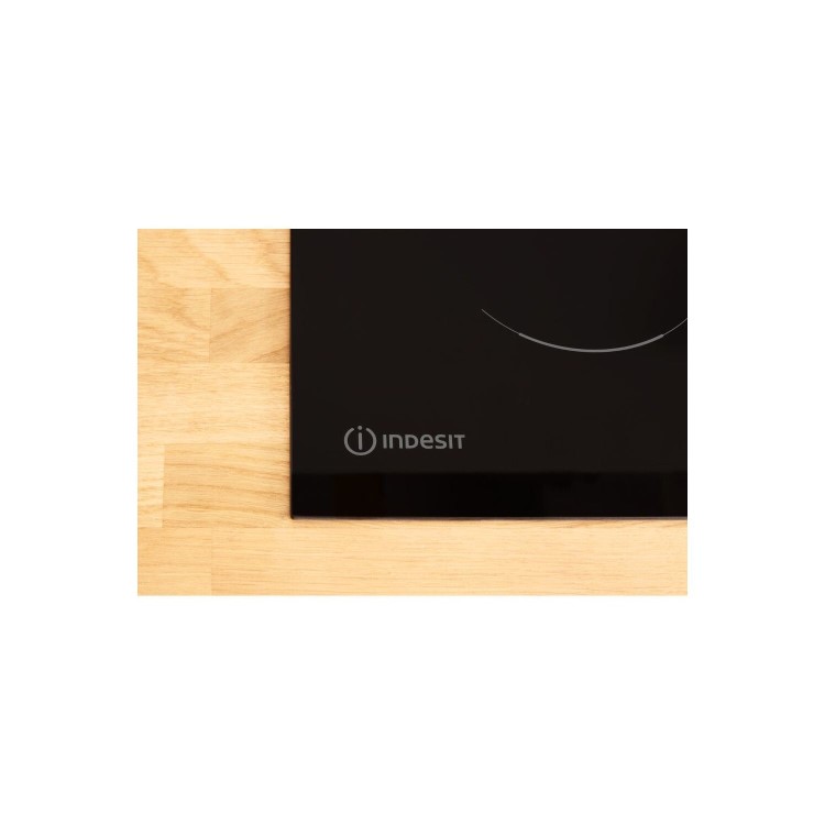 GRADE A2 - Indesit VIA6400C 59cm Four Zone Induction Hob - Frameless Black