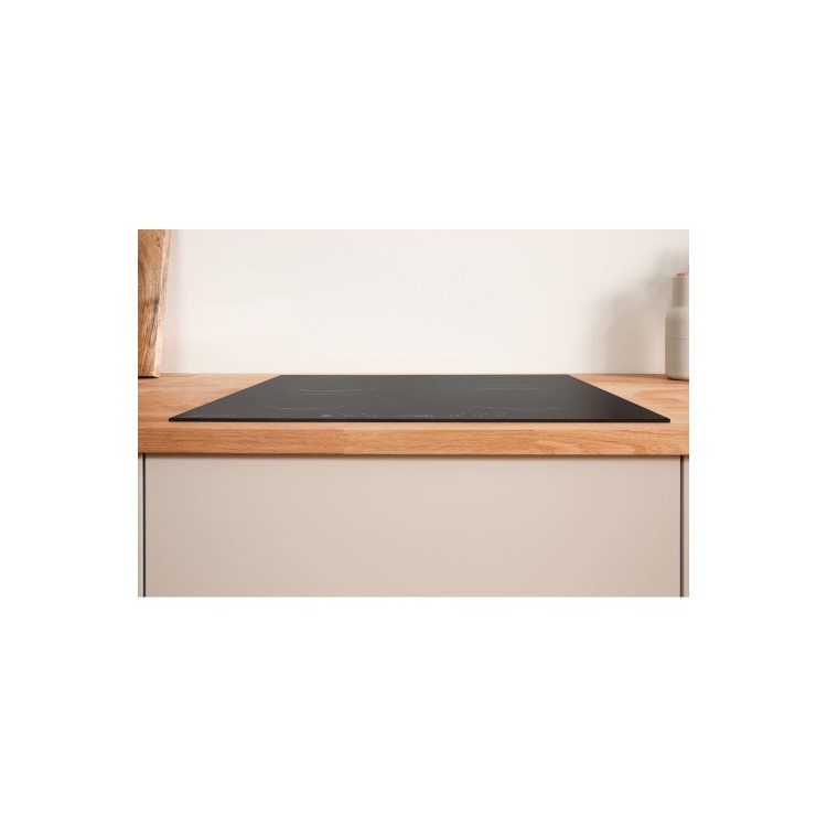 GRADE A2 - Indesit VIA6400C 59cm Four Zone Induction Hob - Frameless Black