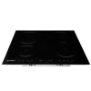 Indesit VID641BC 59cm Four Zone Induction Hob With Dual Zone - Black