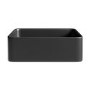 Matt Black Rectangular Countertop Basin 361mm - Vida