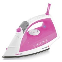 Breville VIN207 2200w Steam Iron Pink & White S/s Soleplate