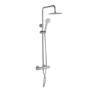 Chrome Shower Bath and Basin Tap Set - Arissa