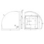 Half Circle Corner Backlit Heated Bathroom Mirror with Lights 800mm – Virgo