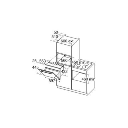 GRADE A1 - CDA VK701SS Compact Height Built-in Steam Oven And Grill Stainless Steel