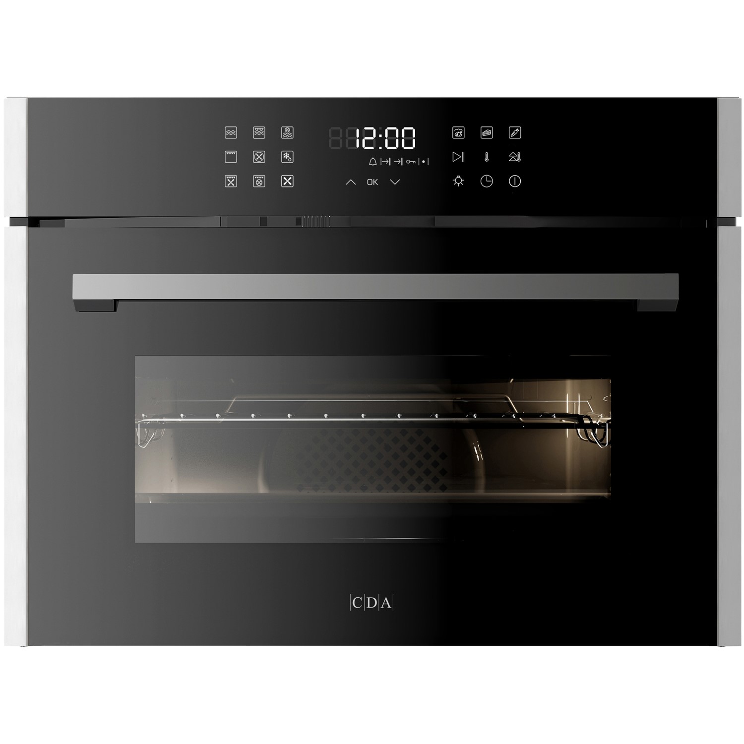 CDA 40L Compact Built-in Combination Microwave Oven - Stainless Steel