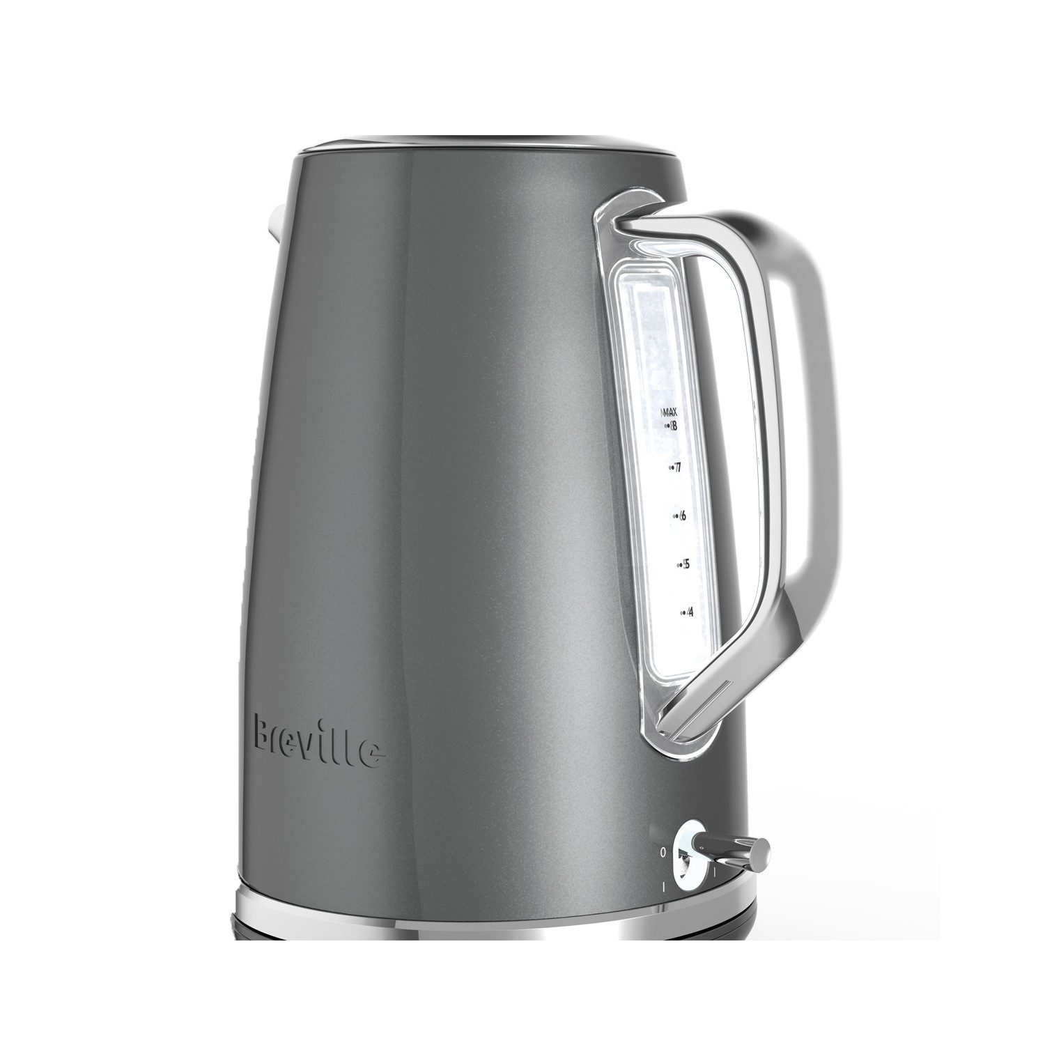 Breville Vkt065 Lustra 1 7 Litre Cordless Kettle Storm Grey Appliances Direct