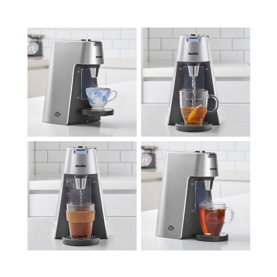 Breville HotCup with Variable Dispenser Silver VKT111 Appliances Direct