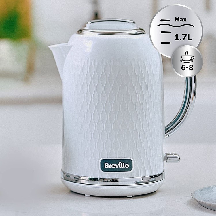 GRADE A1 - Breville Curve 1.7L Cordless Kettle - White