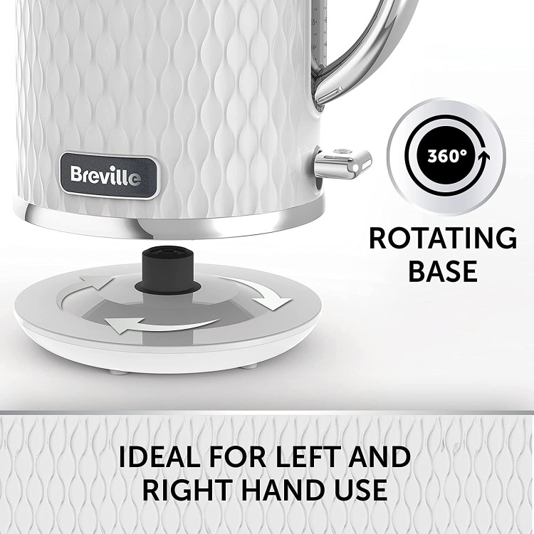 GRADE A1 - Breville Curve 1.7L Cordless Kettle - White