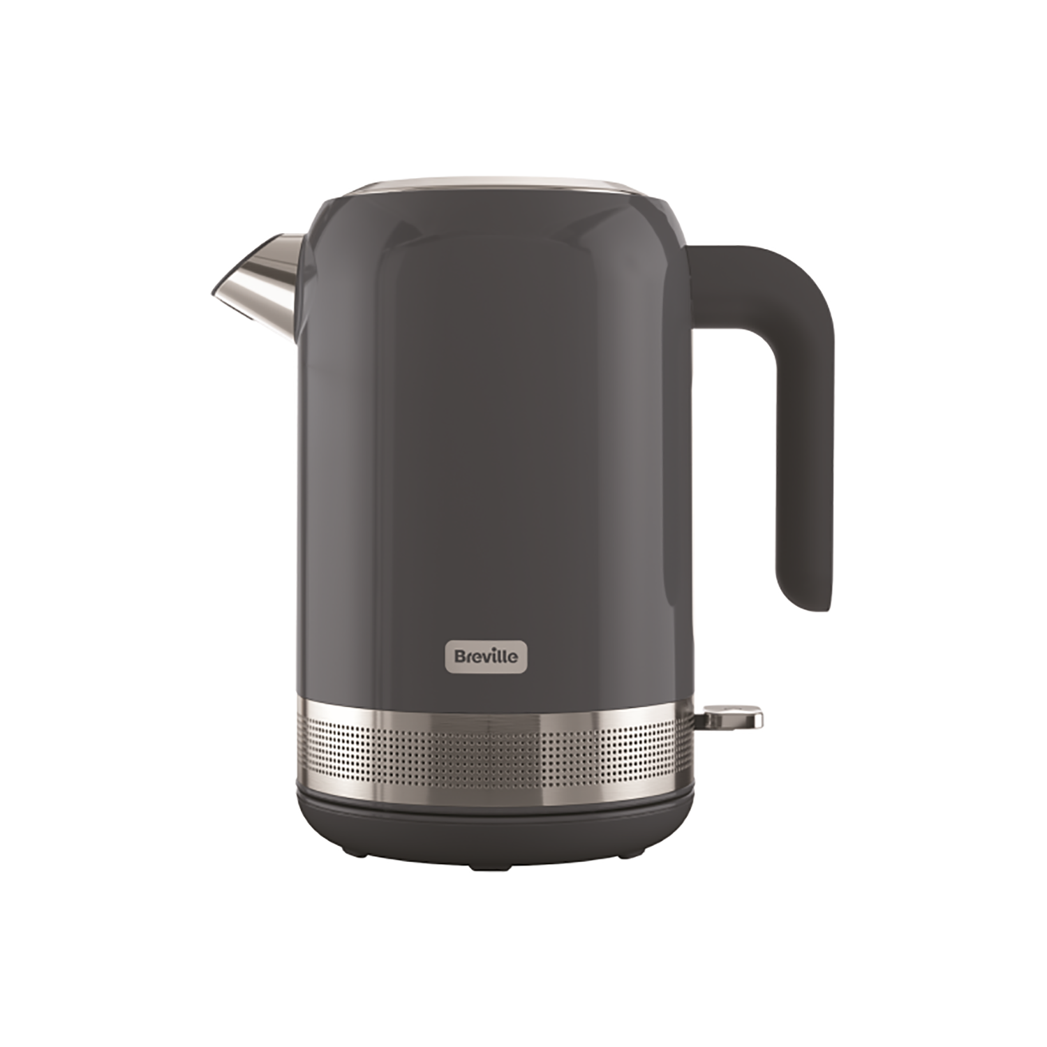 Breville High Gloss 1.7L Cordless Kettle - Grey