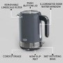 Breville High Gloss 1.7L Cordless Kettle - Grey