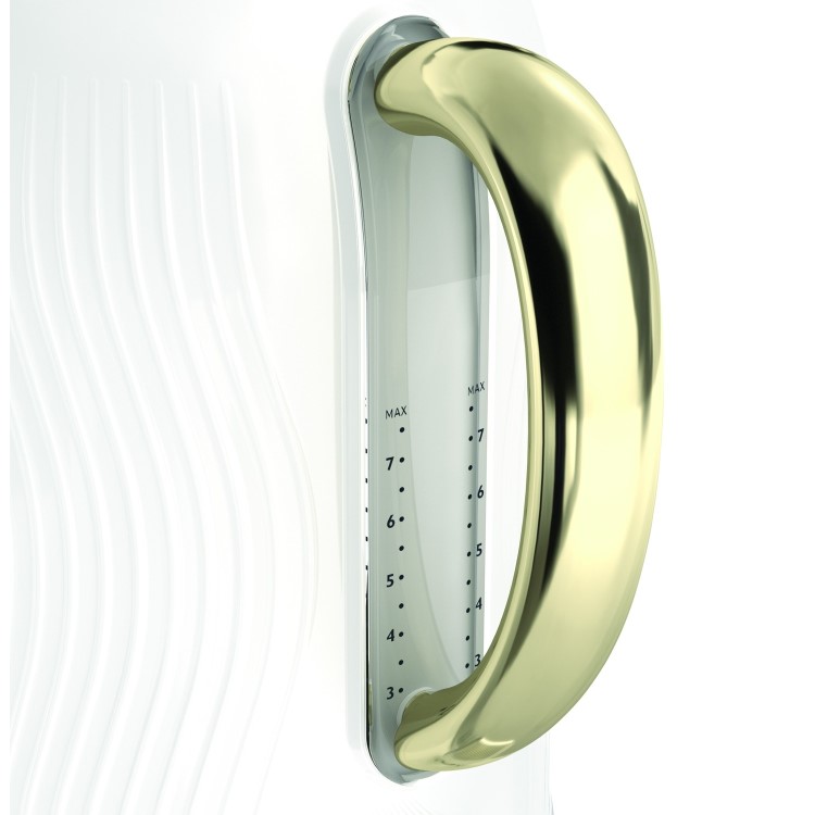 GRADE A1 - Breville VKT185 Flow 1.7L Kettle - White & Gold
