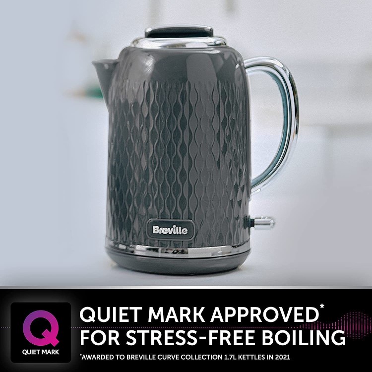 Breville Curve 1.7L Cordless Kettle - Grey
