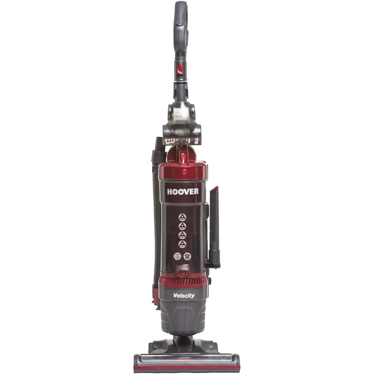 Hoover VL81VL01001 Velocity Pets 850W Bagless Upright Vacuum Cleaner Grey And Red