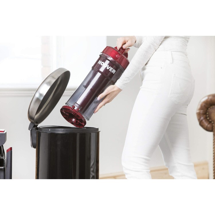Hoover VL81VL01001 Velocity Pets 850W Bagless Upright Vacuum Cleaner Grey And Red