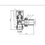 Brass Angled Radiator Valves - For Pipework Which Comes From The Wall - Reina