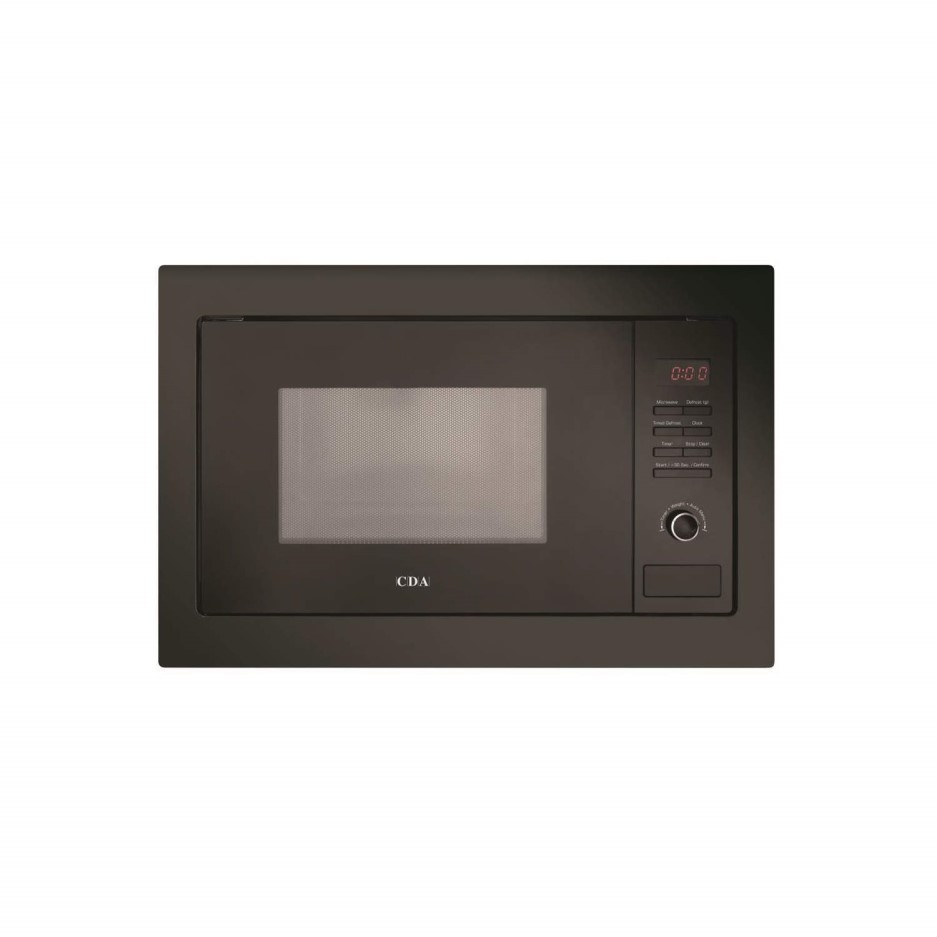 CDA VM130BL 25L Builtin Standard Microwave Black Appliances Direct