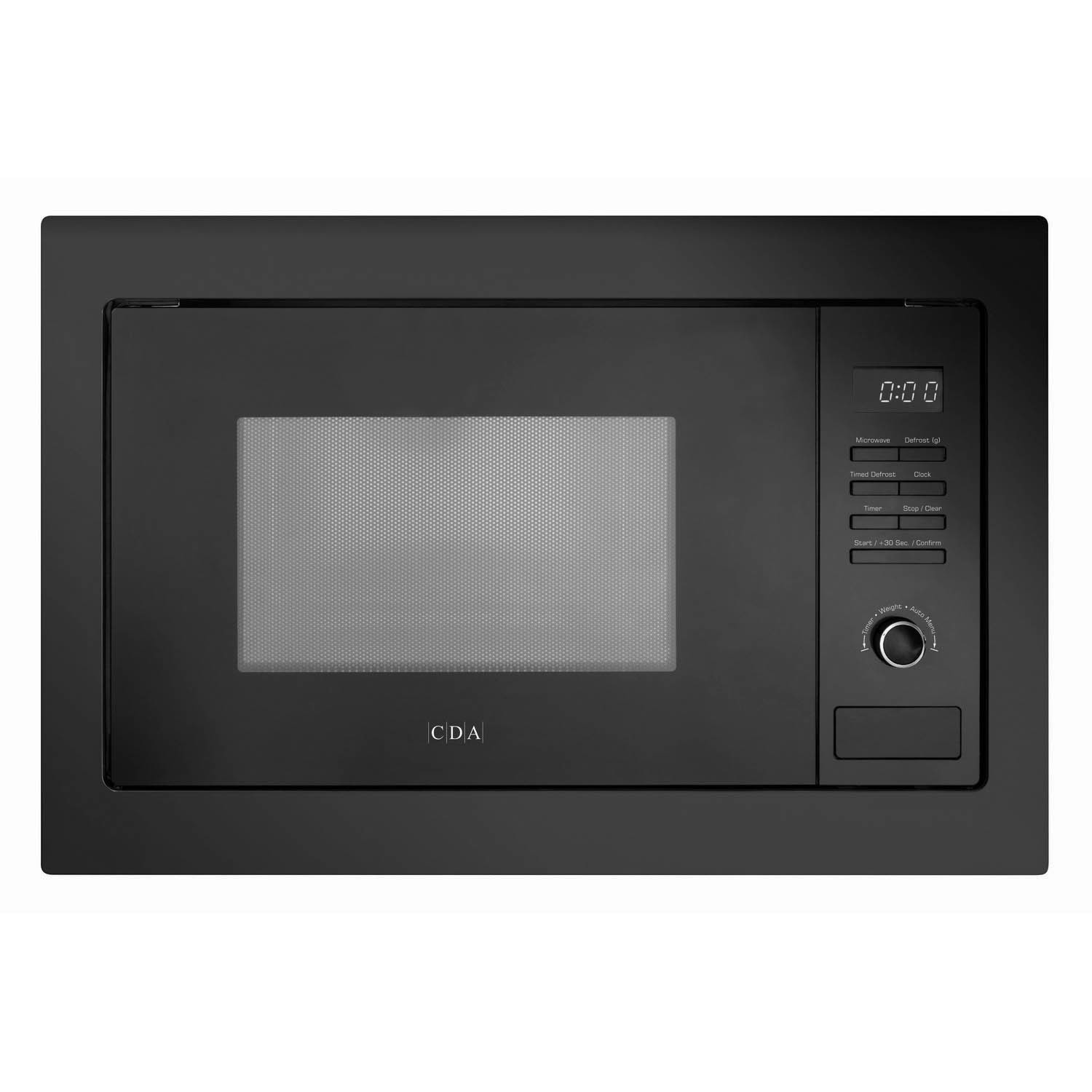 CDA 25L 900W Builtin Microwave Black VM131BL Appliances Direct