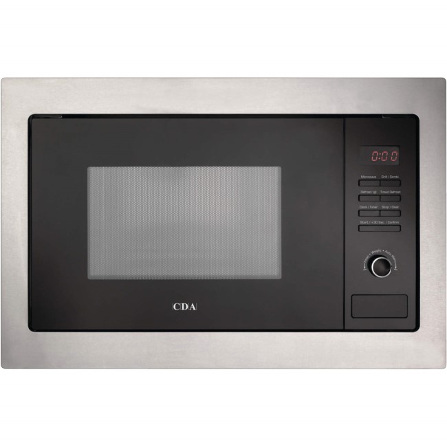 CDA VM230SS 25L 900W Builtin Microwave with Grill Stainless Steel