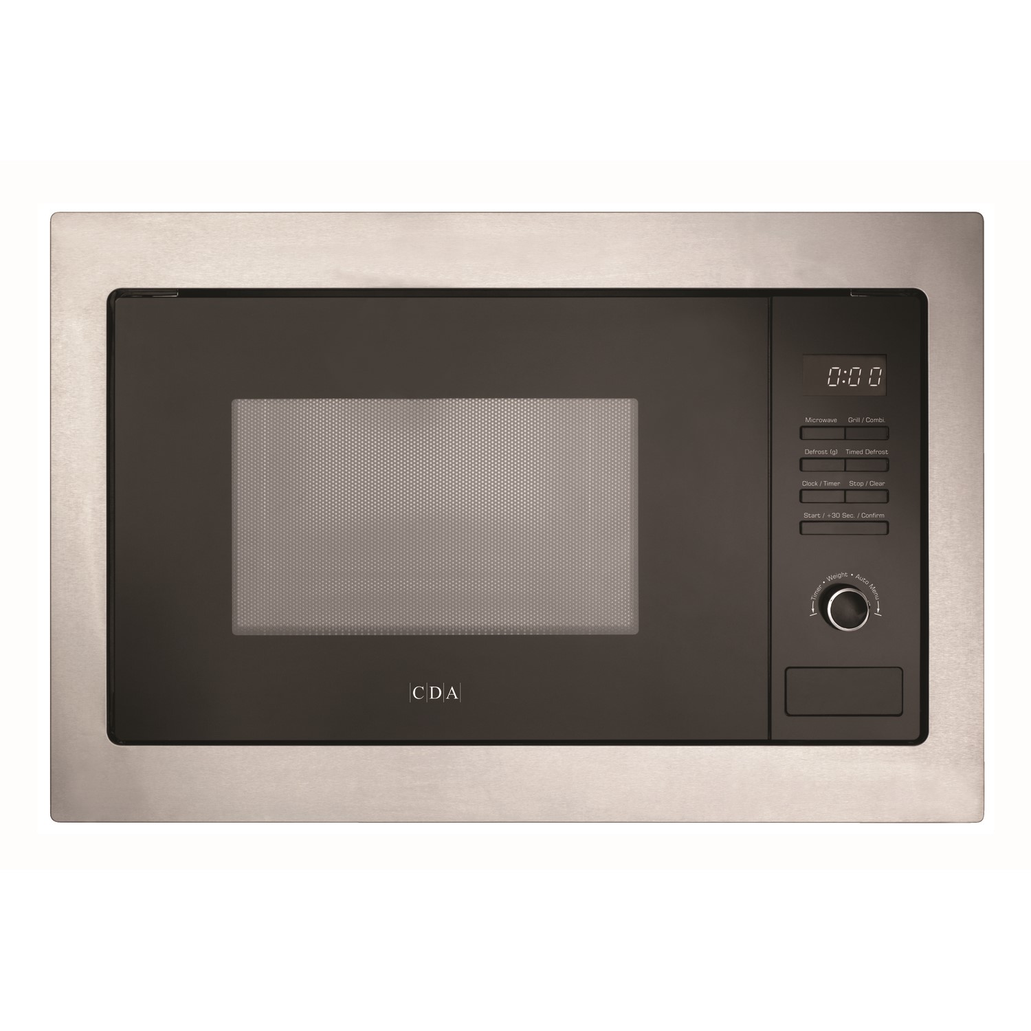 CDA VM231SS Built-In Microwave with Grill - Stainless Steel
