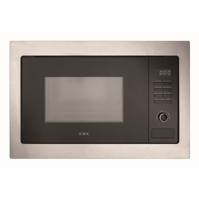 Refurbished CDA VM231SS Built In 25L 900W Microwave Oven Stainless Steel