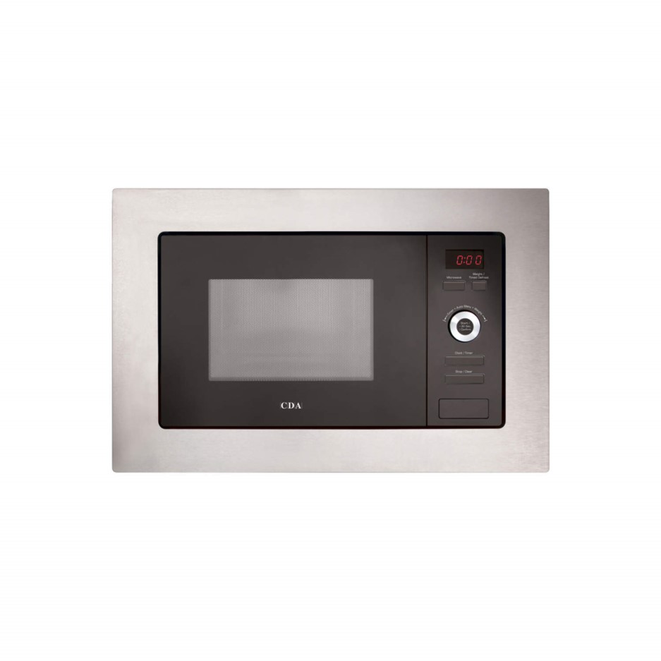 CDA VM550SS 17L 700W Slim Depth Builtin Standard Microwave Stainless Steel Appliances Direct