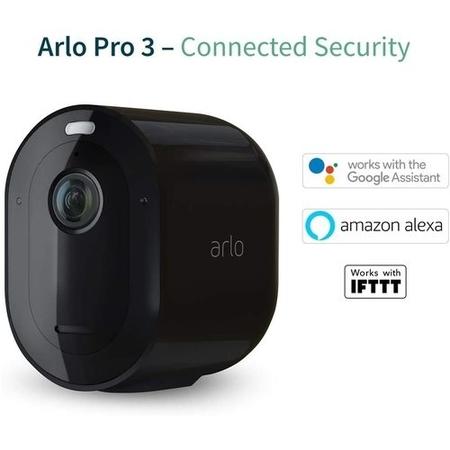 Arlo Pro3 Smart Home Security Add On Camera Black