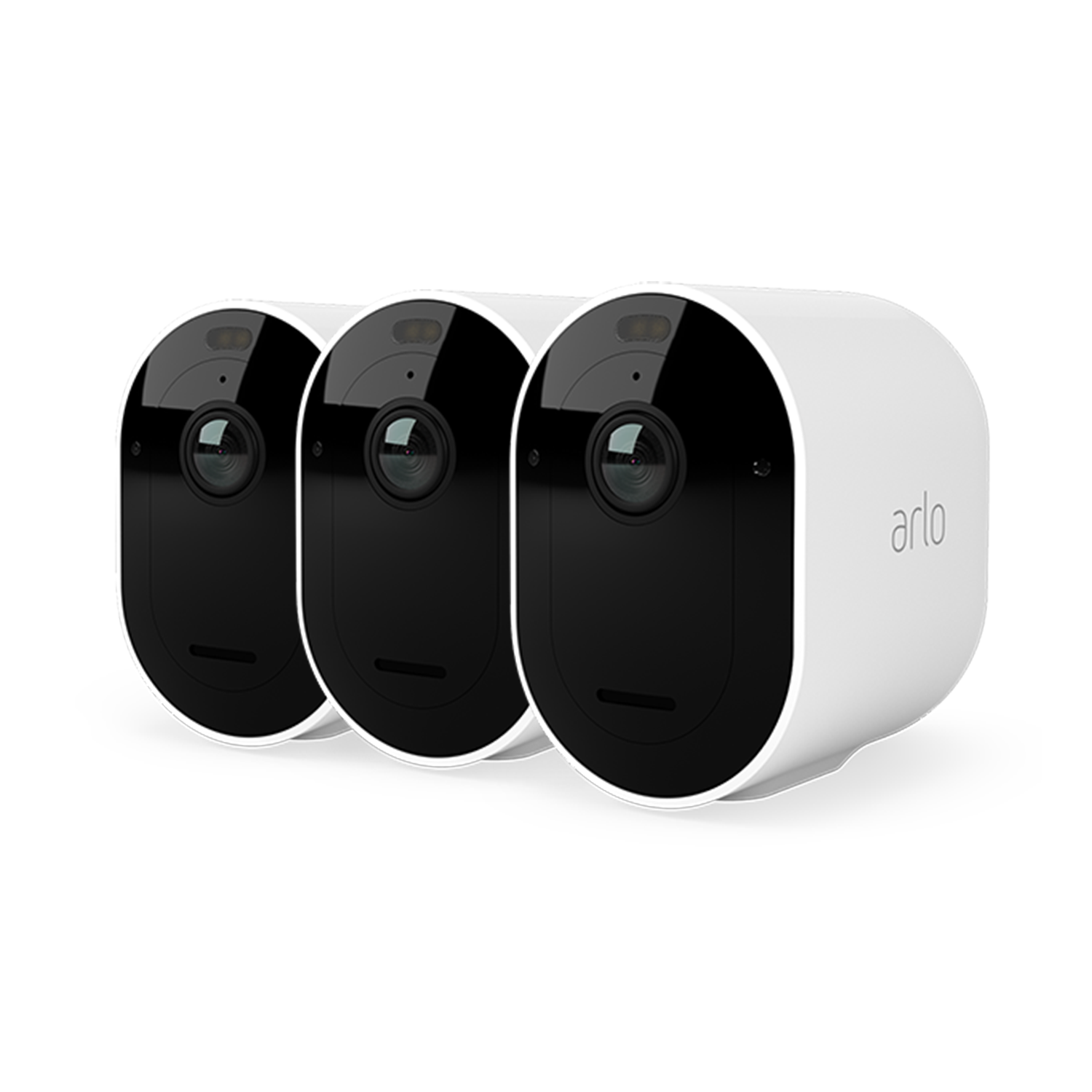 Arlo Pro 4 2K Ultra HD Motion Sensing IP Wireless Camera - 3 Pack