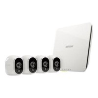 Netgear Arlo Smart Home System 4 x HD 720p Cameras Wire-Free Indoor/Outdoor with Night Vision