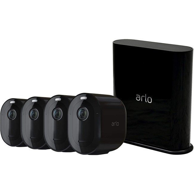 Arlo Pro3 4 Camera 2K Ultra HD NVR CCTV System