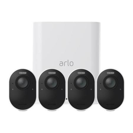 Arlo Ultra Smart Home Security CCTV Camera System - 4 Cameras