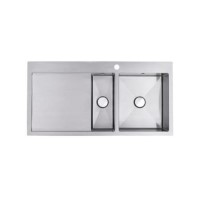 GRADE A2 - Astracast VN15XBHOMESKL Vantage 1.5 Bowl Premium Steel Left Hand Kitchen Sink
