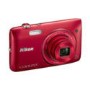 Nikon Coolpix S3500 20.1MP Digital Camera - Red