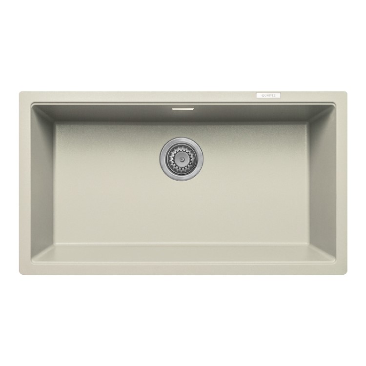 Single Bowl Undermount  Stone Granite Kitchen Sink with Reversible Drainer - Essence