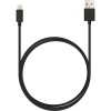 Veho Pebble 1m Apple MFi Lightning Cable - Black