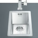 VQ20 Smeg VQ20 Quadra 20cm Half Bowl ULP Sink
