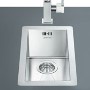 Smeg VQ20 Quadra 20cm Half Bowl ULP Sink