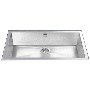 Smeg VQ72-2 Quadra Single Bowl Ultra Low Profile Sink
